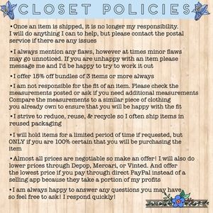 Closet Policies